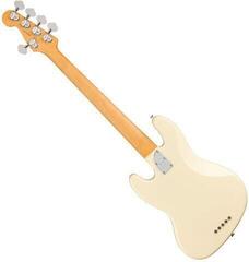 5-струнна бас китара Fender American Professional II Jazz Bass V RW Olympic White 5-струнна бас китара - 1