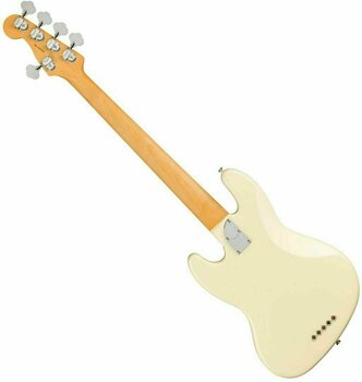 Gitara basowa 5-strunowa Fender American Professional II Jazz Bass V RW Olympic White - 2