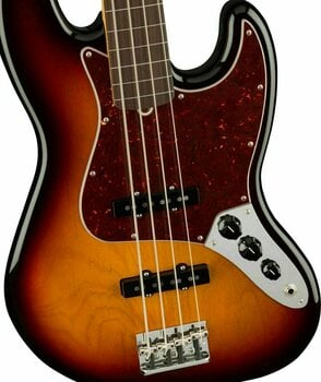 Fretless Bassguitar Fender American Professional II Jazz Bass RW FL 3-Tone Sunburst - 4