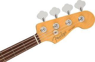 Fretless E-Bass Fender American Professional II Jazz Bass RW FL Olympic White Fretless E-Bass - 4