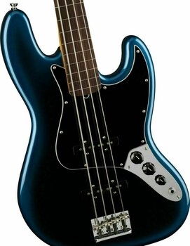 Bezpražcová basgitara Fender American Professional II Jazz Bass RW FL Dark Night - 4