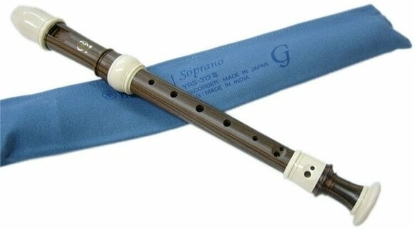 Sopránová zobcová flauta Yamaha YRS 313 III Sopránová zobcová flauta C Béžová-Hnedá - 2