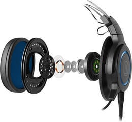 PC slúchadlá Audio-Technica ATH-G1 Čierna-Modrá PC slúchadlá - 5
