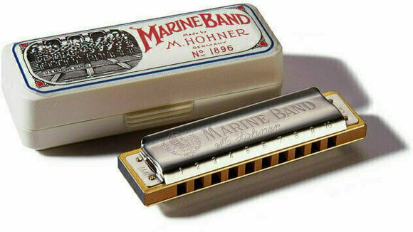 Diatonske usne harmonike Hohner Marine Band 1896/20 G - 3