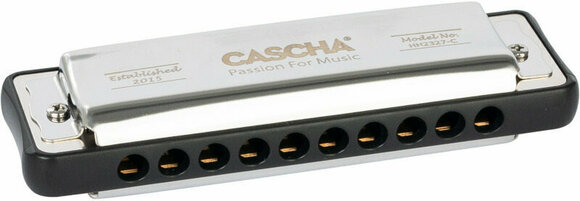 Diatonic harmonica Cascha HH 2327 Ocean Rock C BK - 5
