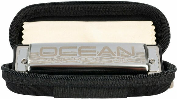 Diatonisch Mundharmonika Cascha HH 2330 Ocean Rock F BK - 2