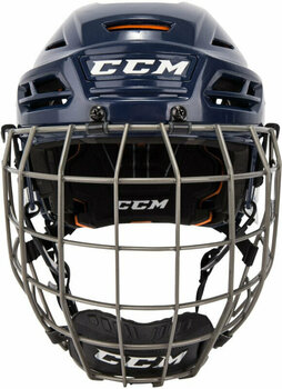 Hockey Helmet CCM Tacks 710 Combo SR Blue L Hockey Helmet - 3