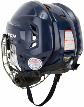 Hockey Helmet CCM Tacks 710 Combo SR Blue L Hockey Helmet - 4