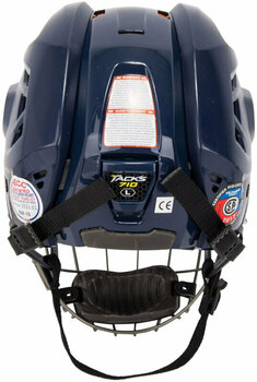 Hockey Helmet CCM Tacks 710 Combo SR Blue L Hockey Helmet - 5