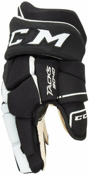 Hockey Gloves CCM Tacks 9040 JR 12 Black/White Hockey Gloves - 2