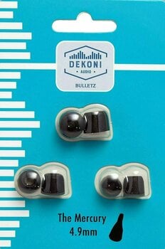 Utikači za slušalice Dekoni Audio ETZ-MERCURY-MED-11mm Utikači za slušalice Black - 2