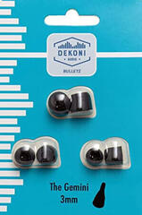 Priključki za slušalke Dekoni Audio ETZ-GEMINI-MED Black Priključki za slušalke - 1