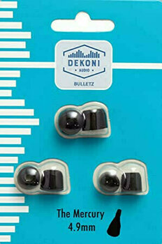 Plugues para fones de ouvido Dekoni Audio ETZ-MERCURY-SM-9mm Plugues para fones de ouvido Black - 2