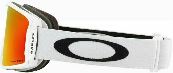 Óculos de esqui Oakley Line Miner XM 709309 Matte White/Prizm Torch Iridium Óculos de esqui - 4