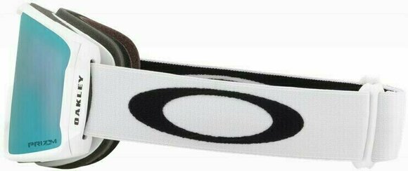 Lyžiarske okuliare Oakley Line Miner XM 709341 Matte White/Prizm Sapphire Iridium Lyžiarske okuliare - 4