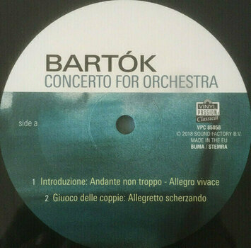 Disque vinyle B. Bartók - Concerto For Orchestra (LP) - 2