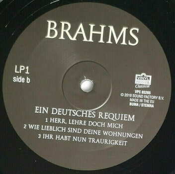 Δίσκος LP Johannes Brahms - Brahms Ein Deutsches Requiem / Alto Rhapsody / Tragic Overture (2 LP) - 3