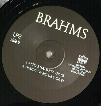 Vinylplade Johannes Brahms - Brahms Ein Deutsches Requiem / Alto Rhapsody / Tragic Overture (2 LP) - 4