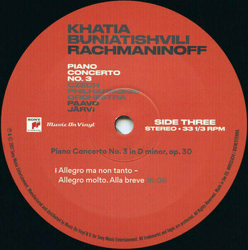 Vinyl Record Khatia Buniatishvili - Rachmaninoff - Piano Concertos Nos 2 & 3 (2 LP) - 4