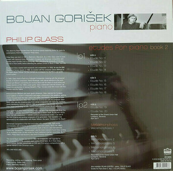 Vinylplade Philip Glass Etudes For Piano Vol. 2, Nos 11 - 20 (2 LP) - 2