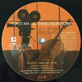 Vinyl Record Yo-Yo Ma Plays Ennio Morricone (2 LP) - 2