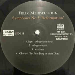 Disque vinyle F. Mendelssohn Symphony No. 4 Italian, Symphony No. 5 Reformation (LP) - 3