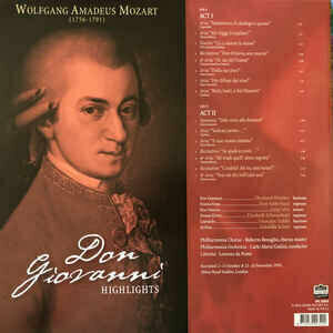 Schallplatte W.A. Mozart Don Giovanni Highlights (LP) - 3