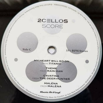 Vinyl Record 2Cellos - Score (180g) (2 LP) - 4