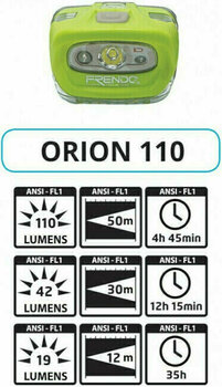 Czołówka Frendo Orion Zielony 110 lm Czołówka Czołówka - 2
