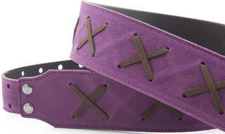 Kytarový pás RightOnStraps Legend DG Kytarový pás Purple - 3
