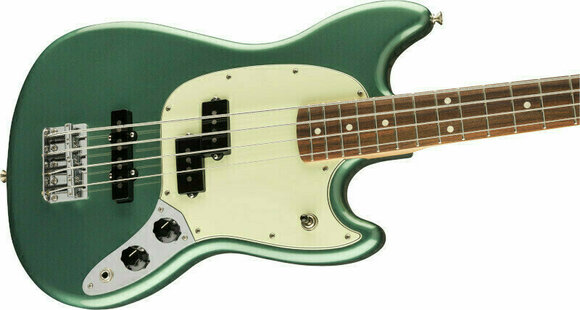 E-Bass Fender Player Mustang Bass PJ PF LE Sherwood Green Metallic - 3