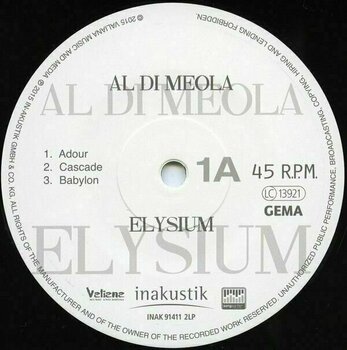 Vinyl Record Al Di Meola - Elysium (2 LP) - 2