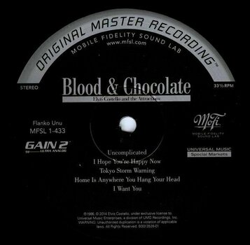 Hanglemez Elvis Costello - Blood & Chocolate (LP) - 3