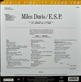 Disco in vinile Miles Davis - E.S.P. (2 LP) - 2
