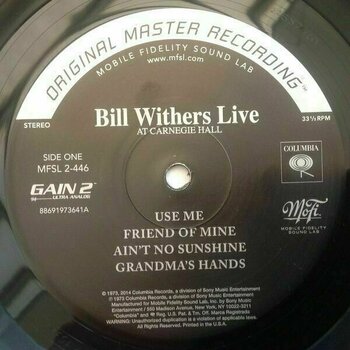 Hanglemez Bill Withers - Live At Carnegie Hall (2 LP) - 4