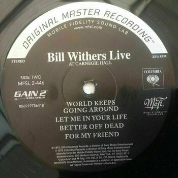 Hanglemez Bill Withers - Live At Carnegie Hall (2 LP) - 5