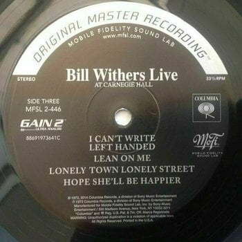 Hanglemez Bill Withers - Live At Carnegie Hall (2 LP) - 6