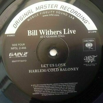 Hanglemez Bill Withers - Live At Carnegie Hall (2 LP) - 7