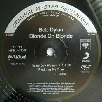 Vinyl Record Bob Dylan - Blonde On Blond (3 LP) - 12