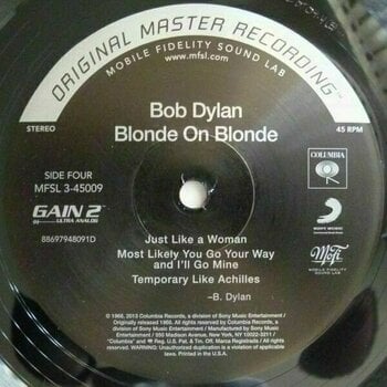 Disque vinyle Bob Dylan - Blonde On Blond (3 LP) - 15