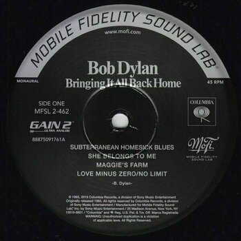 Hanglemez Bob Dylan - Bringing It All Back Home (2 LP) - 4