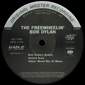 LP Bob Dylan - Freewheelin' Bob Dylan (Misprint) (2 LP) - 9