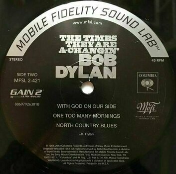 LP Bob Dylan - Times They Are A-Changin' (Special Edition) (2 LP) - 8