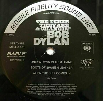 LP Bob Dylan - Times They Are A-Changin' (Special Edition) (2 LP) - 9