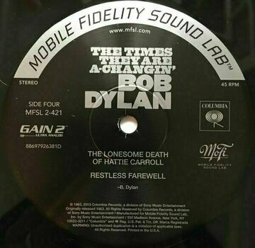 LP Bob Dylan - Times They Are A-Changin' (Special Edition) (2 LP) - 10