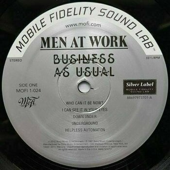 LP Men At Work - Busines As Usual (LP) - 5