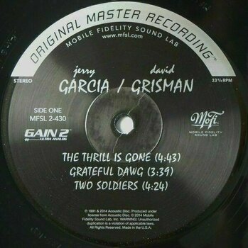 LP Jerry Garcia, David Gris - Jerry Garcia and David Grisman (2 LP) - 5