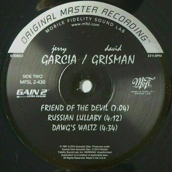 LP Jerry Garcia, David Gris - Jerry Garcia and David Grisman (2 LP) - 6