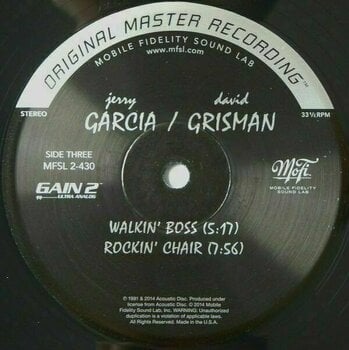 LP Jerry Garcia, David Gris - Jerry Garcia and David Grisman (2 LP) - 7
