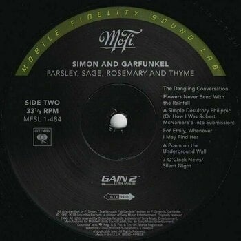 Disco in vinile Simon & Garfunkel - Parsley, Sage, Rosemary and Thyme (Remastered) (LP) - 4